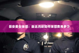 振安美女保镖：聂远月薪如何保镖费用多少